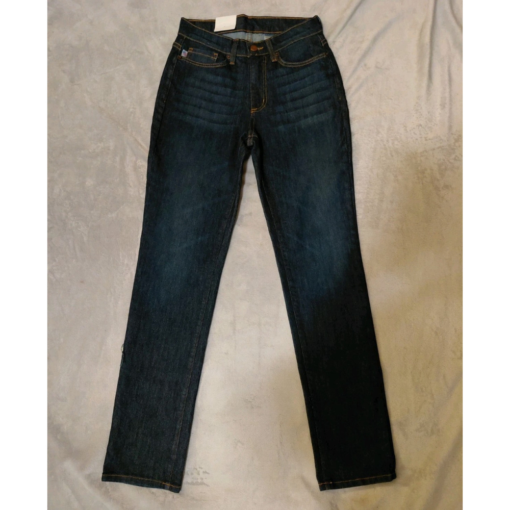 All American Clothing Co. Women's Straight Leg Mid-Rise Jeans Darkwash Sz 4 NWT